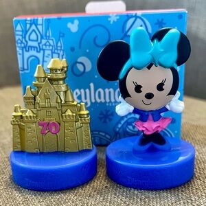 McDonald’s Disneyland 70th Happy Meal Minnie Mouse and Gold Cinderella Castle